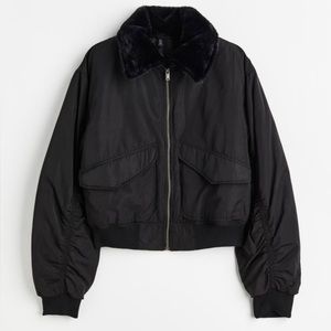 Black Bomber Jacket